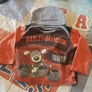 Harley Davidson baby shirt 3/6m